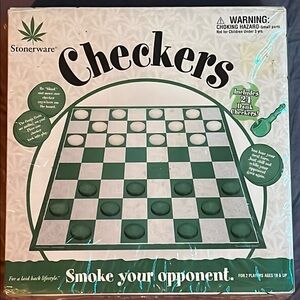 Stonerware Checkers Set Sealed